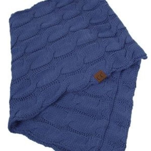 C.C 3pc Knit Warm Pom Beanie Gloves Scarves Set main image 5